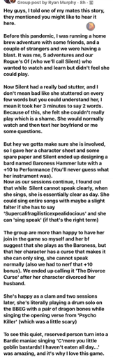 Screenshot of a post. Text in body
